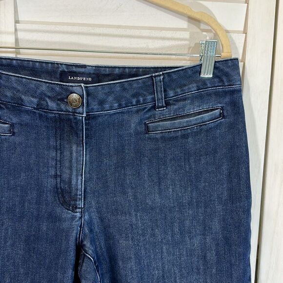 Lands End Jeans Size 12 Fit 1 Crop Capri - Picture 5 of 11